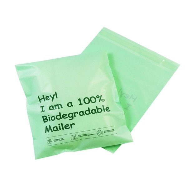 PLA PBAT Plant Starch 100% Biodegradable Courier Bags Clothing Mailing Packaging