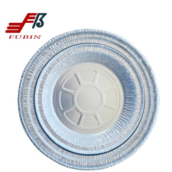 1300ml Round Foil Trays Aluminum Foil Container For Baking Cooking
