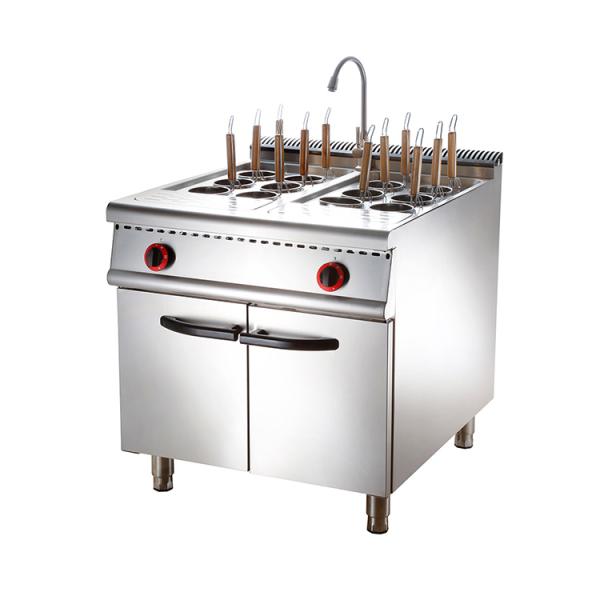 Hotel Kitchen Stainless Steel Noodle Cooking Machine with 22W Power Gas Noodle Cooker