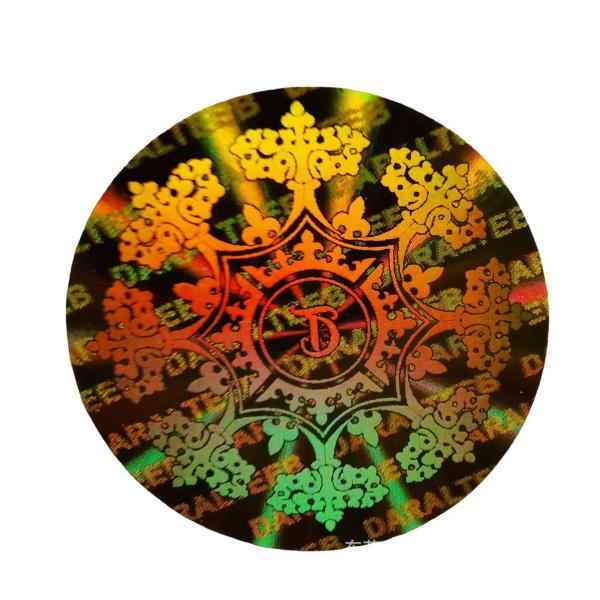 Изготовленный на заказ логотип упаковывая Printable золота стикера ярлыка Hologram неподдельное безопасное