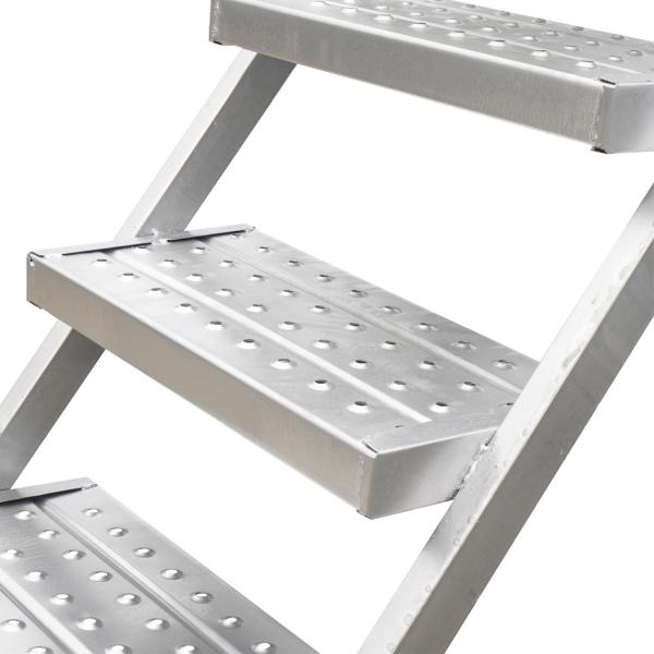 2026 Aluminium Scaffold Scaffolding Stair Ladder 2.4m/3m/3.6m/4.2m/4.8m/6m Scaffolding Straight Step Aluminium Single Ladder