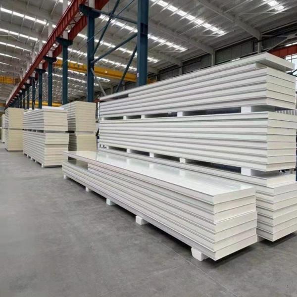 Estrutura de aço painel de isolamento de parede externa 50mm para casa de contêineres móvel