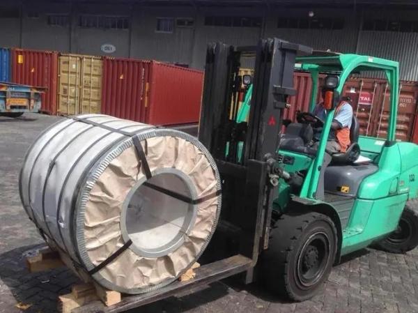 ASTM DN Galvannealed Stainless Steel Coils Hot Colled 0.3mm Thickness