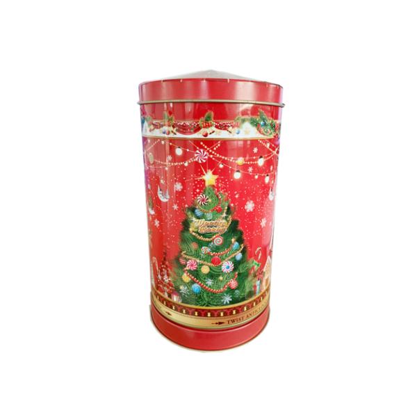 олово мюзикл рождества Dia 9mm с упаковкой коробки олова помадок печенья крышки выскальзывания