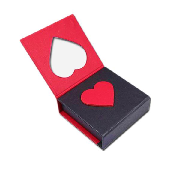 Unique Heart Design Jewelry Box Packaging / Flower Boxes For Roses Packaging