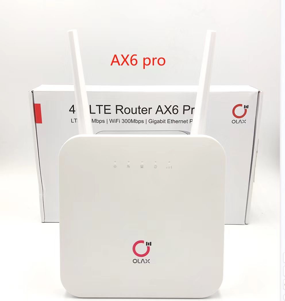 OLAX AX6 Pro 4G маршрутизатор разблокированный 300Mbps беспроводной CPE маршрутизатор CAT4 мобильный Hotspot SIM слот 2 антенны американская версия