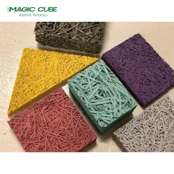 Office Building Acoustic Wood Wool Board Customized With Envirocoustic Paint