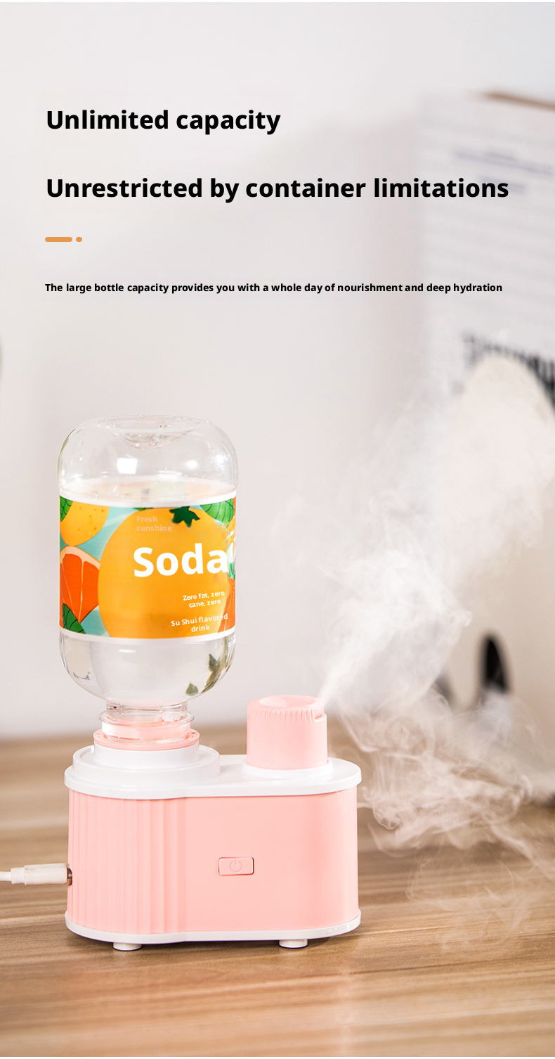 Wholesale No Water Tank Rechargeable Portable Ultrasonic Humidifier Diffuser Essential Oil Aroma Diffuser Night Household 1 Year