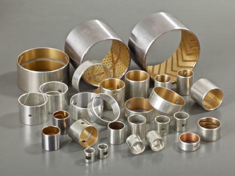 Steel backing with CuPb10Sn10  JF-800 Bimetal Bushes Inch Sizes Ball shaped Oil sockets