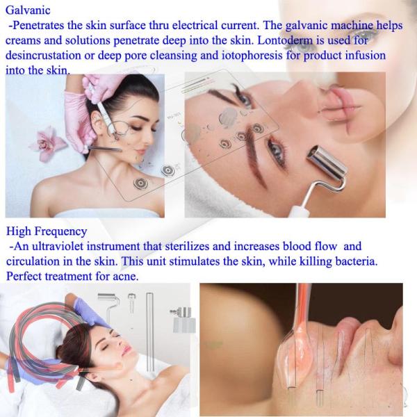 Vacuum Galvanic Face Acne Removal Machine Treatment 4 In 1 50Hz - 60Hz
