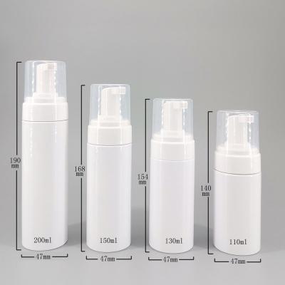 Garrafas vazias biodegradáveis do sabão da espuma 200ml do cilindro