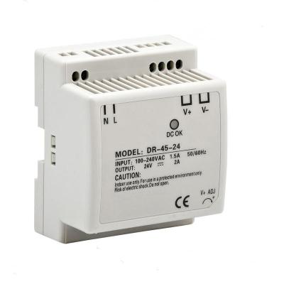 DR-45-12 single output DIN rail power supply 42W 12V 3.5A