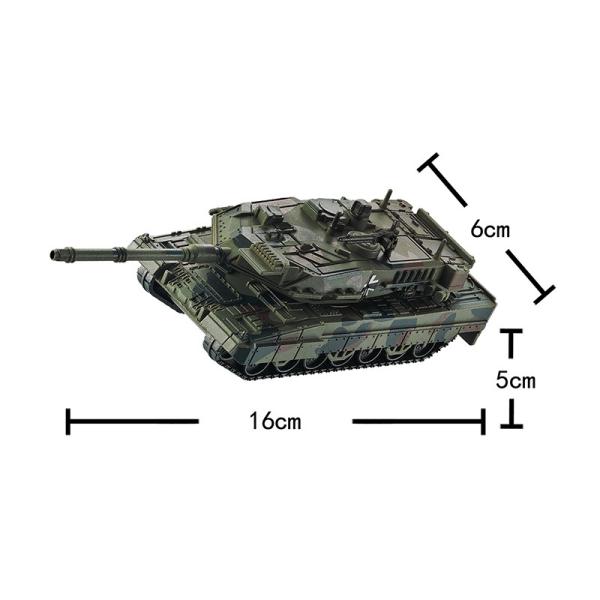 Leopard 2A7 Tanque de batalla principal 1:72 réplica Grande para regalar