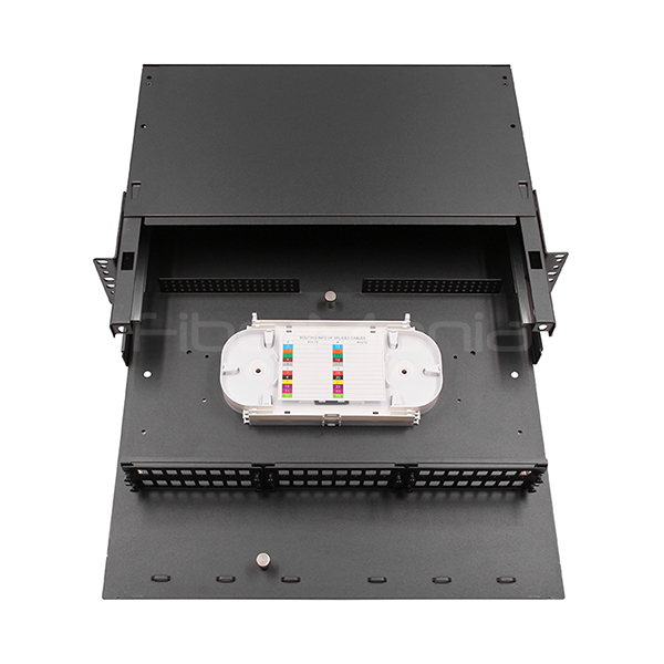 2U Fiber Patch Panel 19 дюймов 6 LGX Fiber Patch Panel Rack Mount