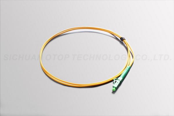 LC APC Fiber Optic Pigtail LZSH PVC for FTTH / FTTB