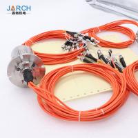 Anel deslizante comum giratório ótico FORJ da fibra de 6 canais para o robô da indústria