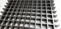 Silver Steel Flat Bar Industrial Floor Grating With Stainless Steel Texture