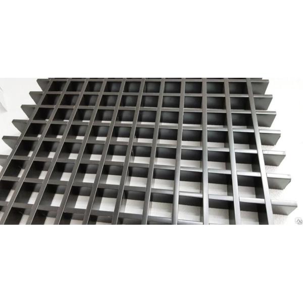 Silver Steel Flat Bar Industrial Floor Grating With Stainless Steel Texture