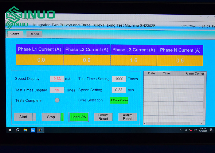 IEC 60245-2 Flexible Cable Bending Test Machine Two & Three Pulley Cable Flexing Tester