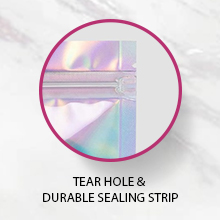 Gravure Printing Rainbow Packaging for 5 Gallon Smell Proof Aluminium Foil Candy Bag