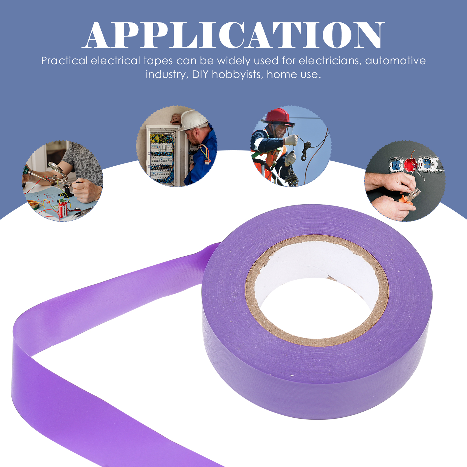 Multipurpose Strong Adhesive PVC Sock Tape 19mm 20m Heat-Resistant Sports Football Electrical Tape for Insulation Protection