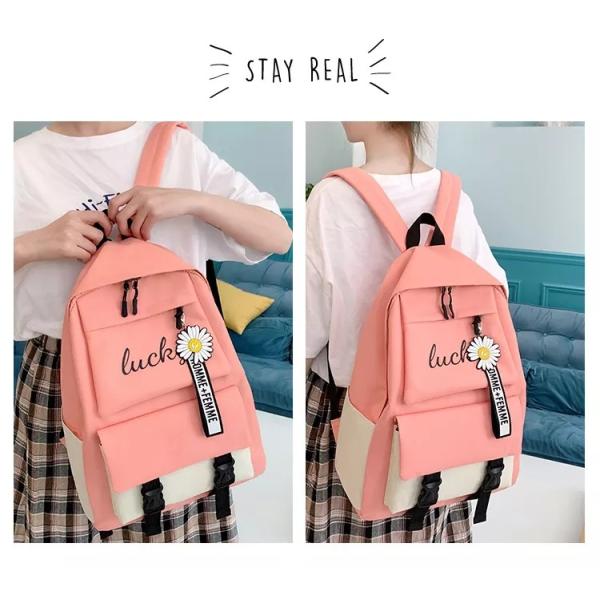 Multifunctional Kids School Bag Set 5 In 1 Waterproof Student Bag 1.37 Inch