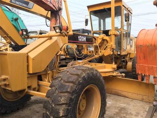 Second Hand 120g Motor Grader Used Caterpillar 120G 12H 140h 9235*2710*3240 Dimensions