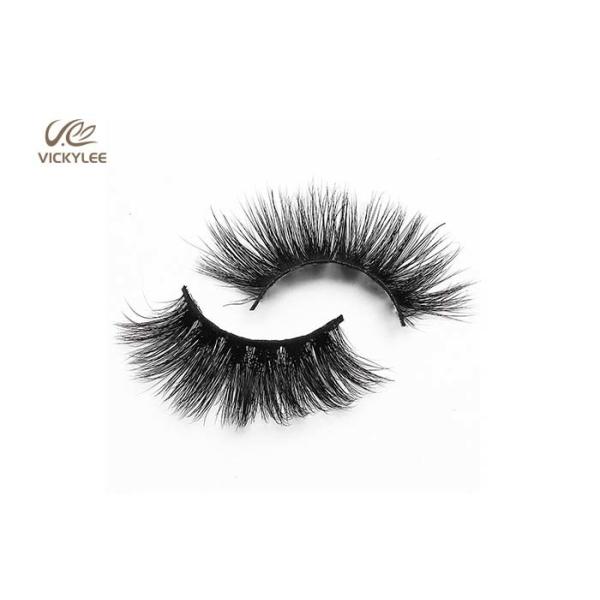 Plastic Cotton Stalk Black 18MM Natural False Eyelashes