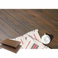 A estética de madeira real tampou o produto composto das placas do Decking
