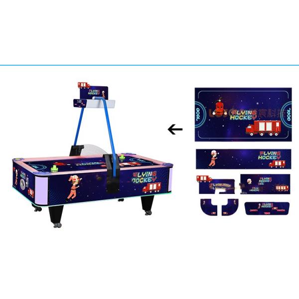 Máquina de mesa de hóquei no ar de arcade de gelo operada por moedas