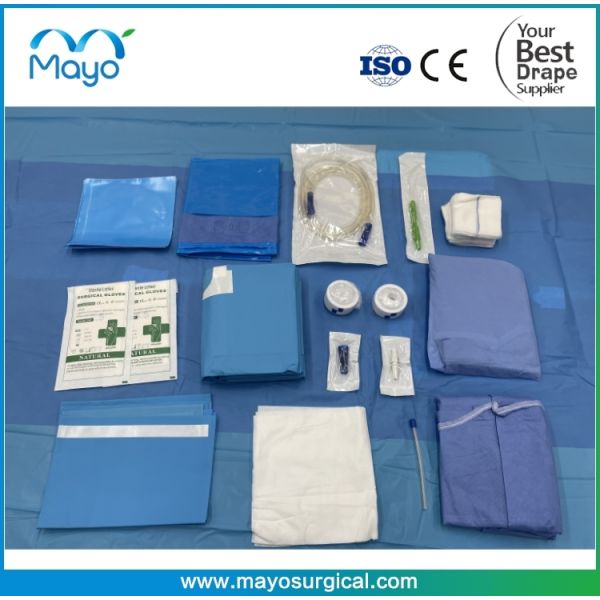 Disposable Dental Implant Surgical Drape Pack/Kit/Set Customized Surgical Sterilized Dental Pack