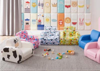 PU Material Kids Couch Chair , Kids Sofa Seat 2 In 1 Flip Open Couch Bed