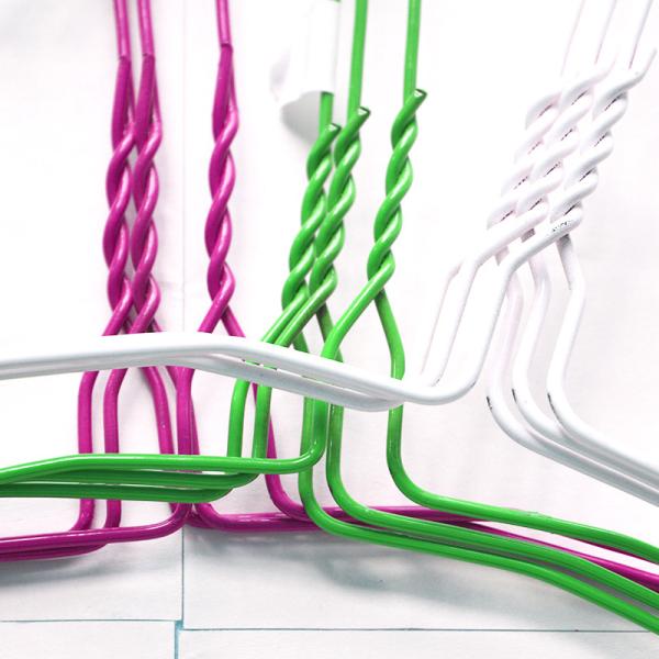 Strong Silver Galvanized Metal Steel 16 Inch Wire Clothes Hangers
