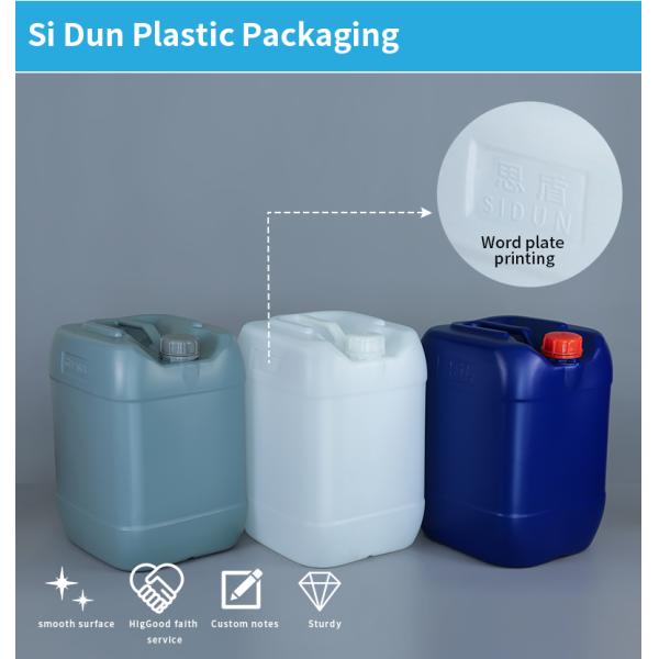 15.25 Inches 5 Gallon Chemical Containers Alkali Medicament 25 Ltr Jerry Can