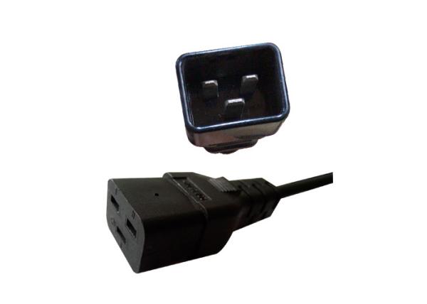 C19 To C20 Plug 3 Prong Power Cord Long Service Life With Oem Length
