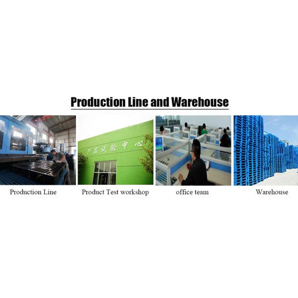 Паллетов Rackable HDPE инжекционный метод литья реверзибельных пластиковых цельный