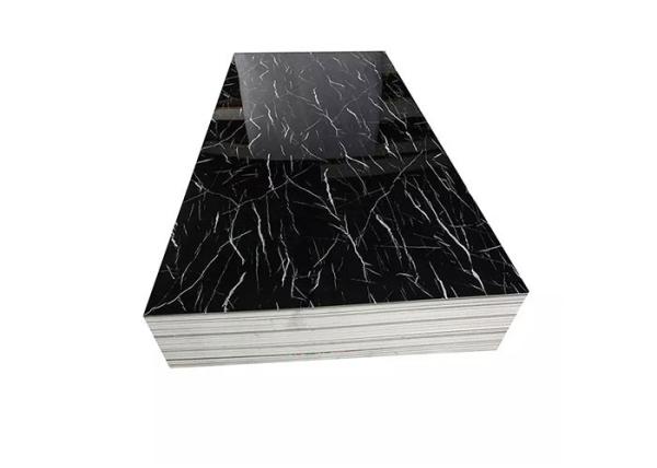 Waterproof Interior Decorative PVC Marble Sheet UV Marble Panels 2mm - 5mm