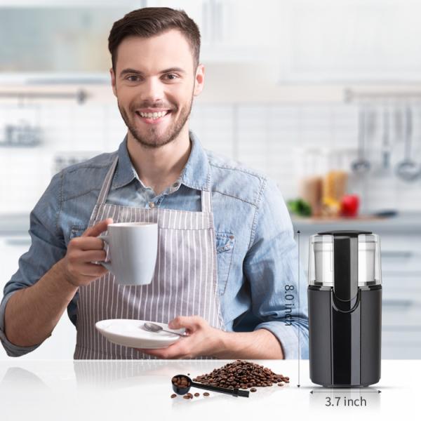 Automatic Commercial Electric Coffee Grinder Custom 70g Capacity ETL