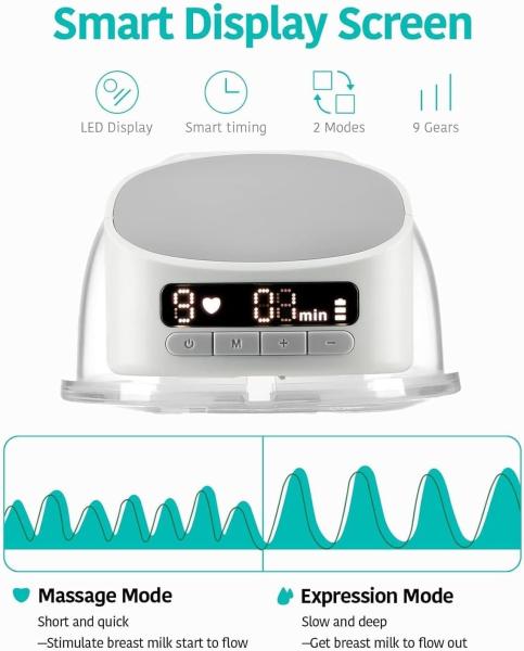 PP Customize Double Wearable Breast Pump 9 Levels Electric Feeding Pump