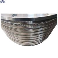 acero inoxidable industrial Johnson tamiz de presión cuña de alambre centrifugadora cestas de pantalla