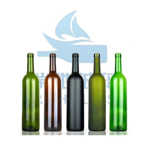 Material de vidro Super Flint 750 ml Vidro verde claro garrafa de champanhe para refrigerante