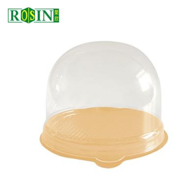 Container rond à gâteau jetable résistant à l'eau pour les fêtes d'anniversaire