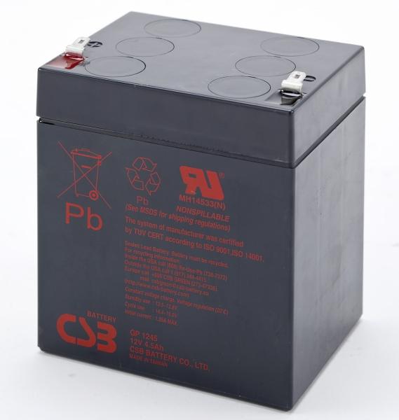 CSB Battery GP1245 12V 4.5Ah Energy Storage Maintenance Free Rechargeable VRLA 12V 4.5Ah CSB Battery
