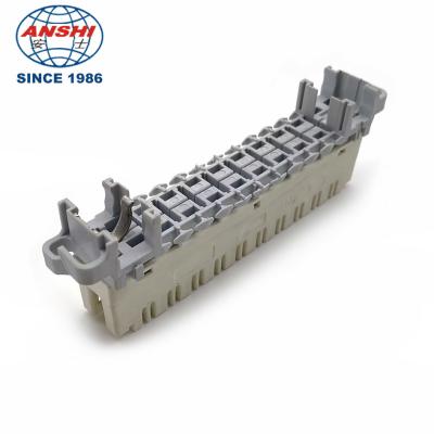 PC Material 110 Terminal Bloco Highband 10 Par Module Corpo Branco Base cinza