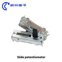 Potenciómetro Fader de mezclador Taidacent de 75 mm longitud del eje B10K 15 mm potencialómetro de doble canal deslizante recto