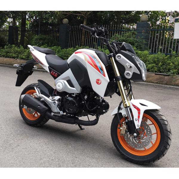 White Street Road Motorcycle 4 Stroke Gasoline Engine Chain Transmission