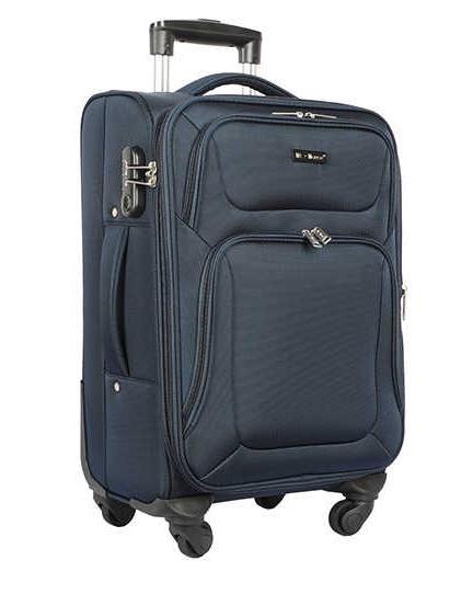 3pcs Soft Travel Luggage Set Softshell Suitcase With Spinner Wheels Normal Lock