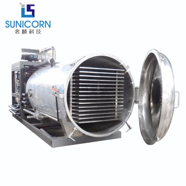 Low Noise Industrial Lyophilizer , Food Vacuum Freeze Dryer CE Approved