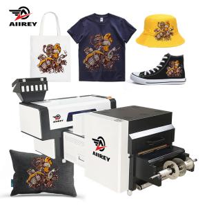 CMYK +W Color 40CM A2 DTF Printer With Spill Powder Machine