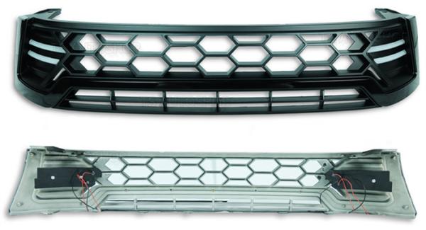Manufacturers Upgrade Front Grille With Daytime Running Light For Toyota Hilux Revo 2015 2016